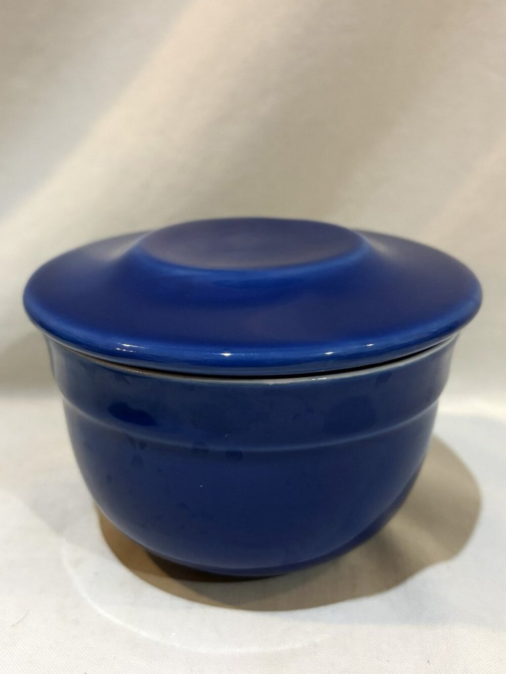 Emile Henry French Butter Keeper Bell Crock Blue 16.10